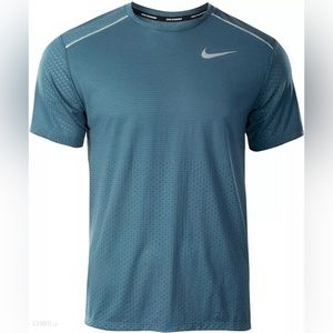 Nike Rise 365 Men’s Running Top Dri-FIT Blue- Small